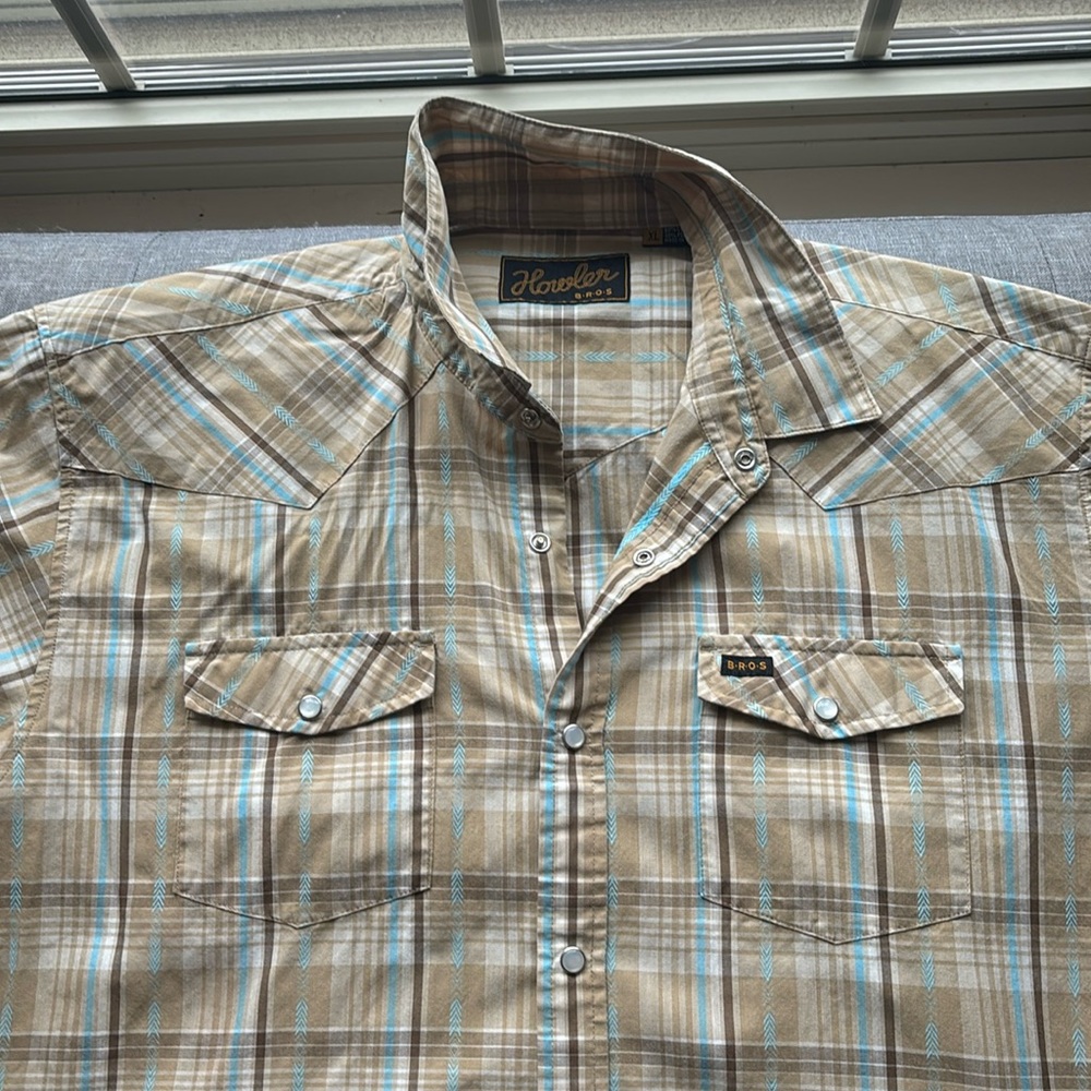 Men’s Howler Bros H Bar Snapshirt Size XL